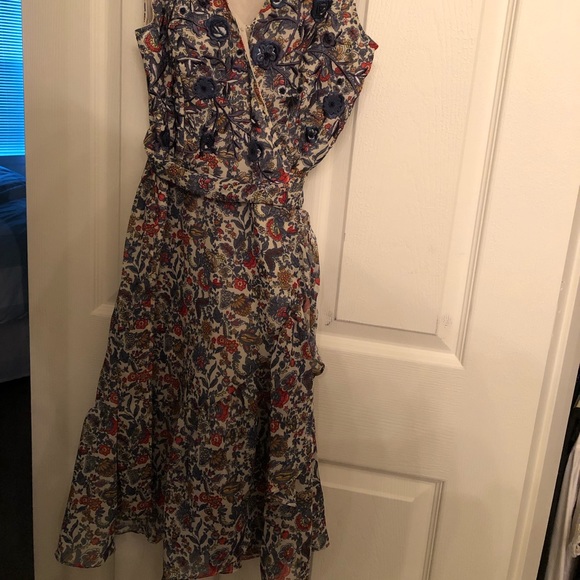 NWOT Anthropologie wrap dress-xs - Picture 4 of 6